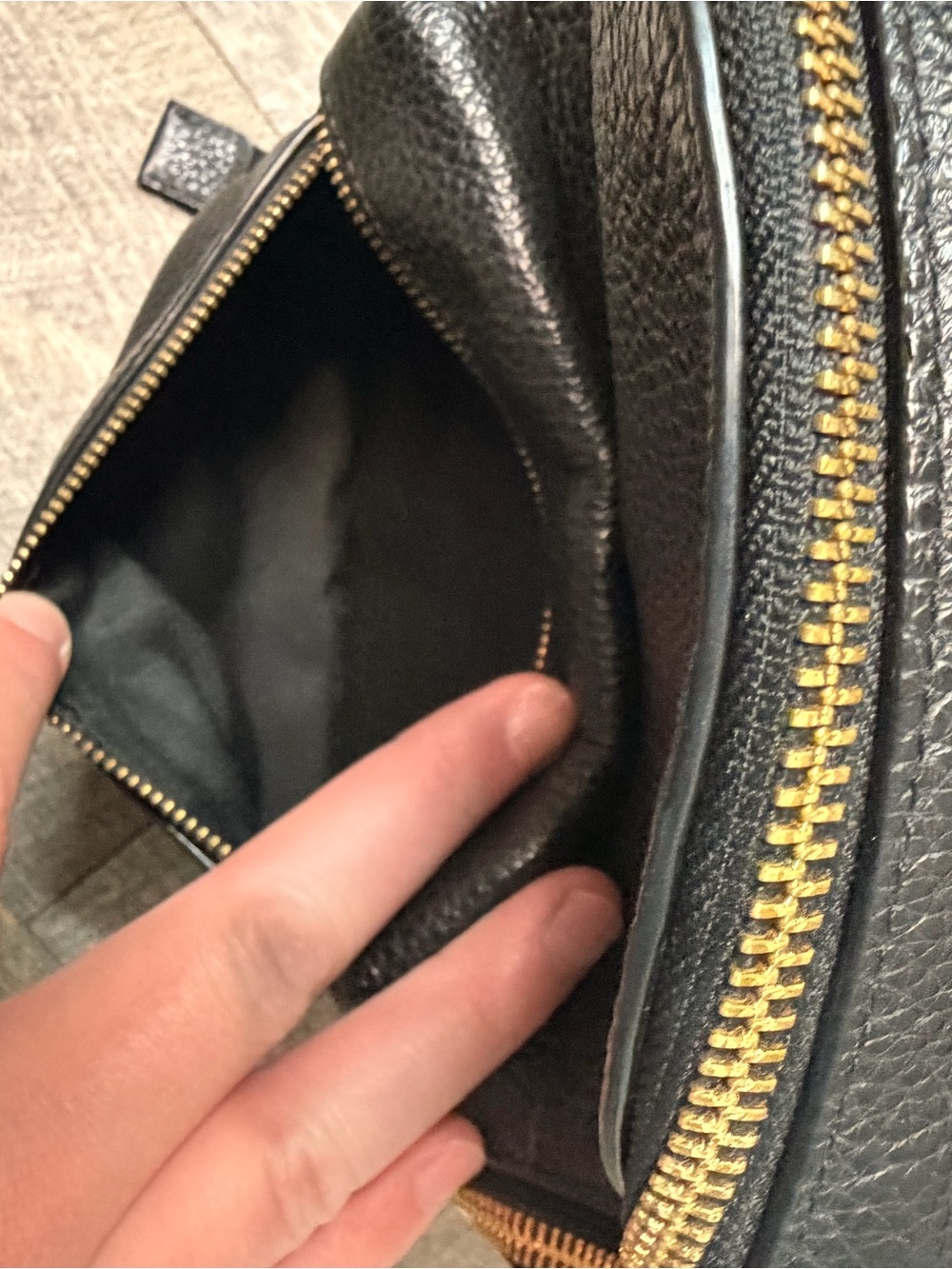 Coach Black Pebbled Leather Mini Charlie Backpack with Gold-Tone Hardware F28995 - Picture 11 of 12